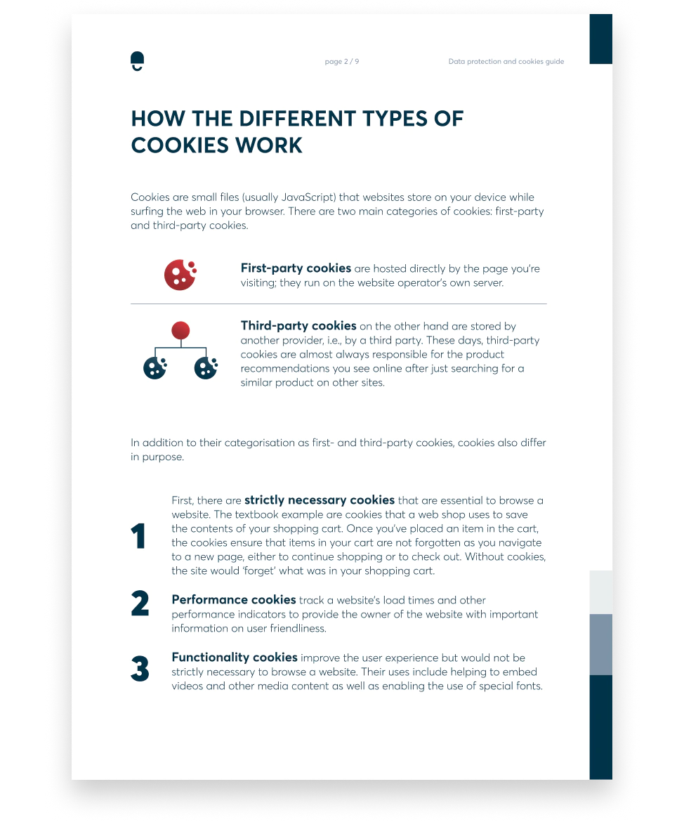 Data protection and cookies guide Look Inside – 2 EN