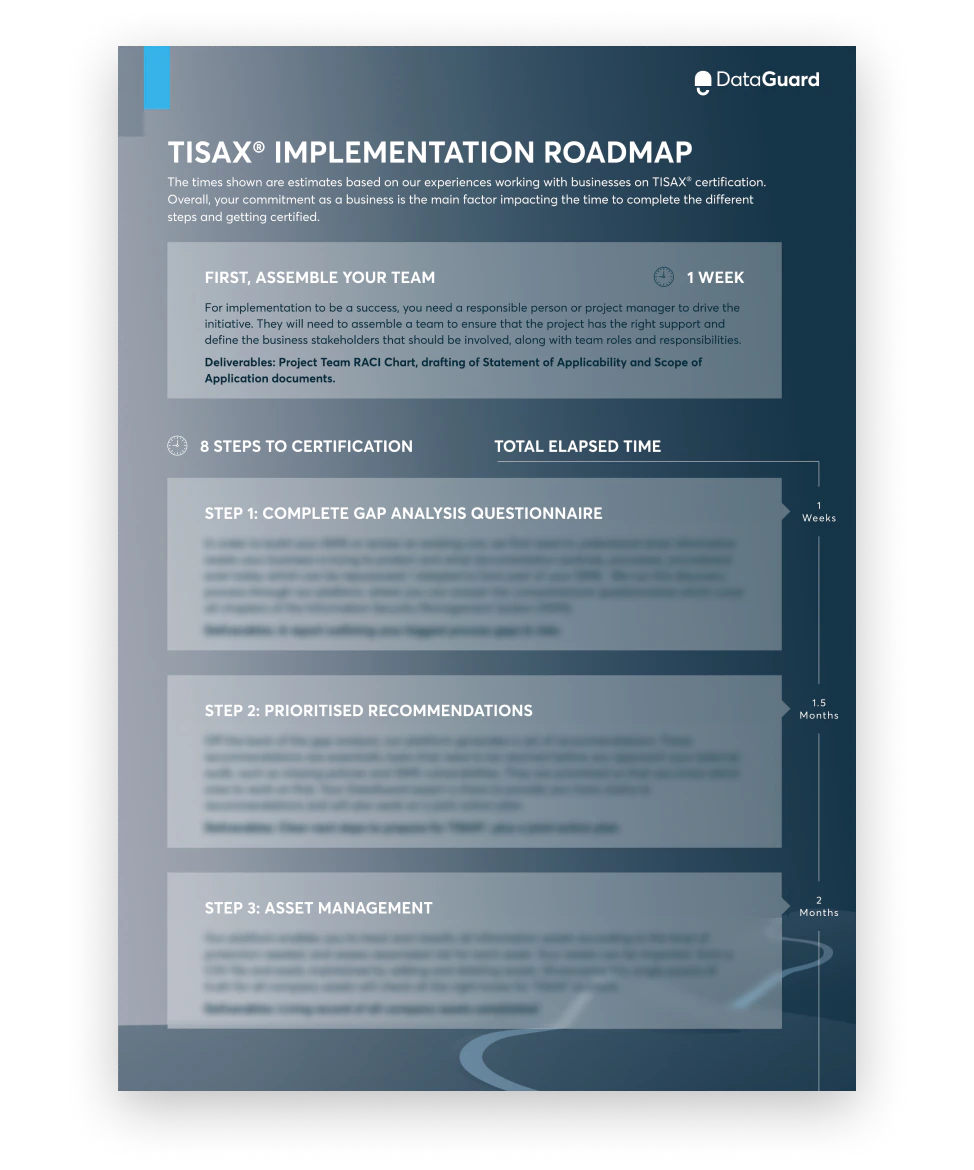 Look Inside TISAX Implementation Roadmap - EN 2-1