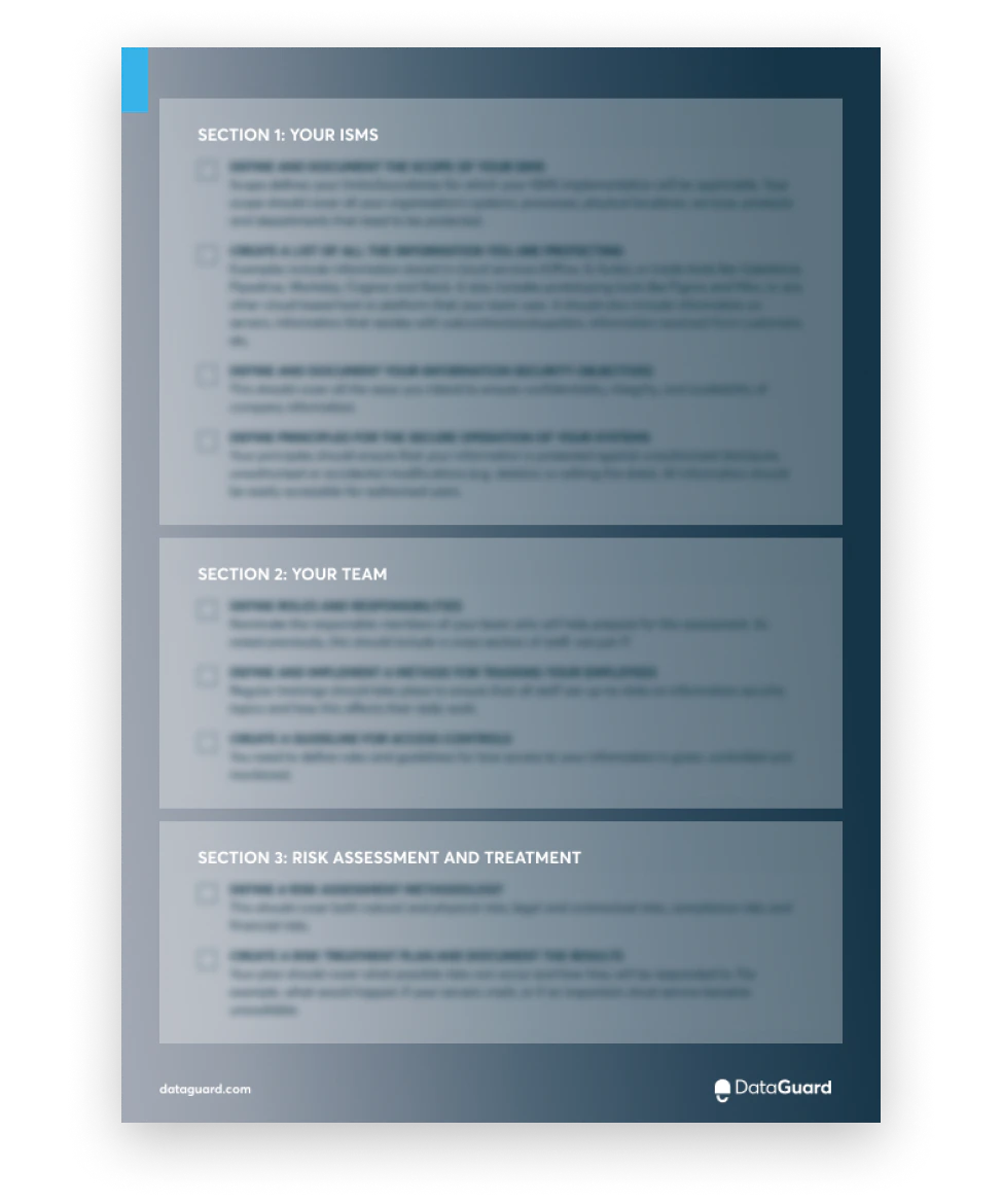 Look Inside TISAX® Checklist EN - Page 03