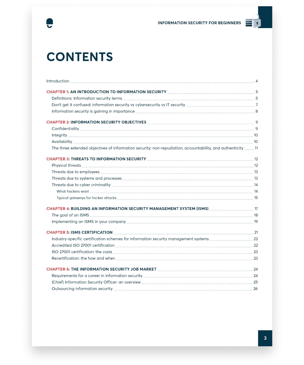 Look Inside Übersicht der Dokumentation nach ISO 27001 – 5