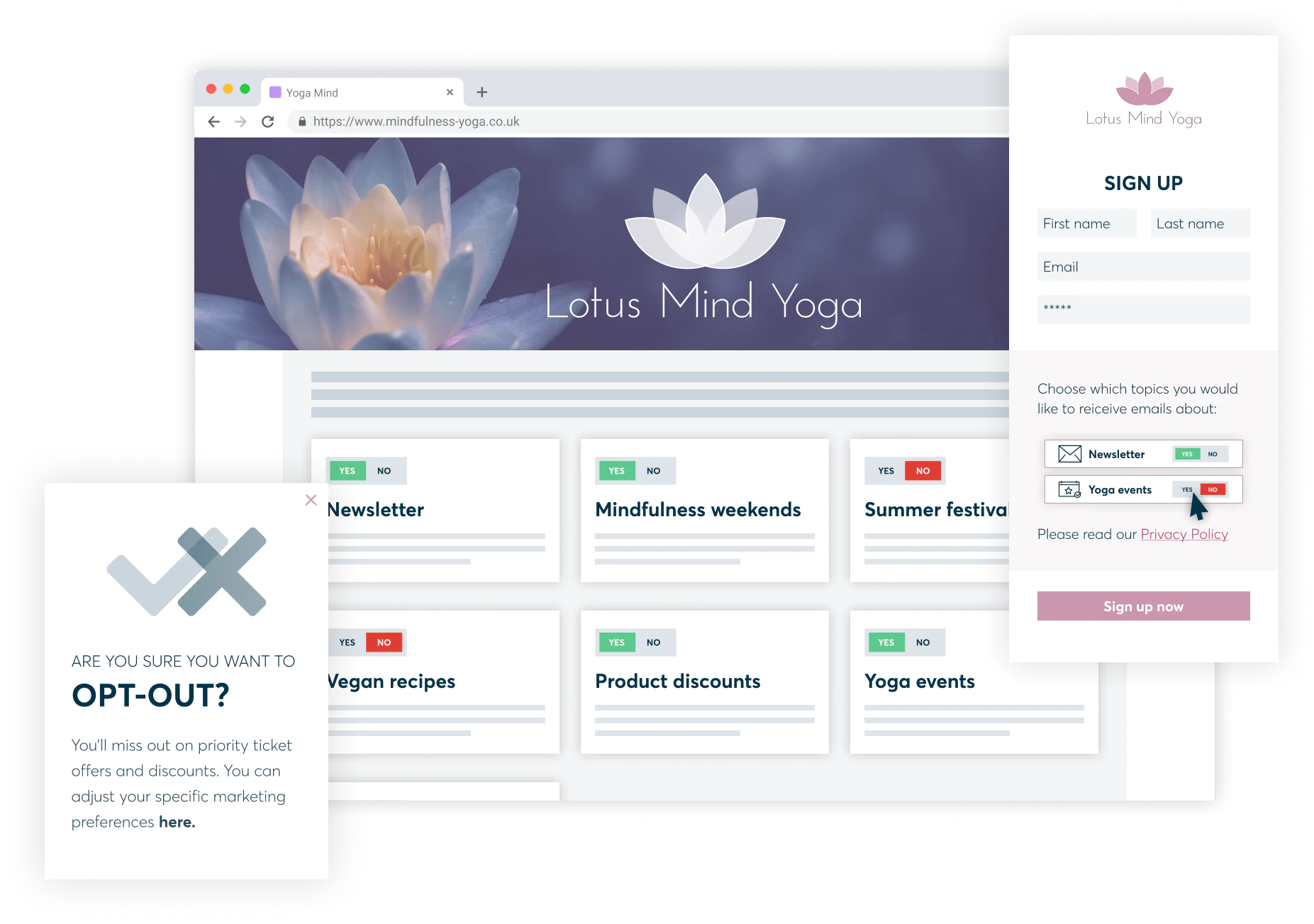 Preference Manager Customer View